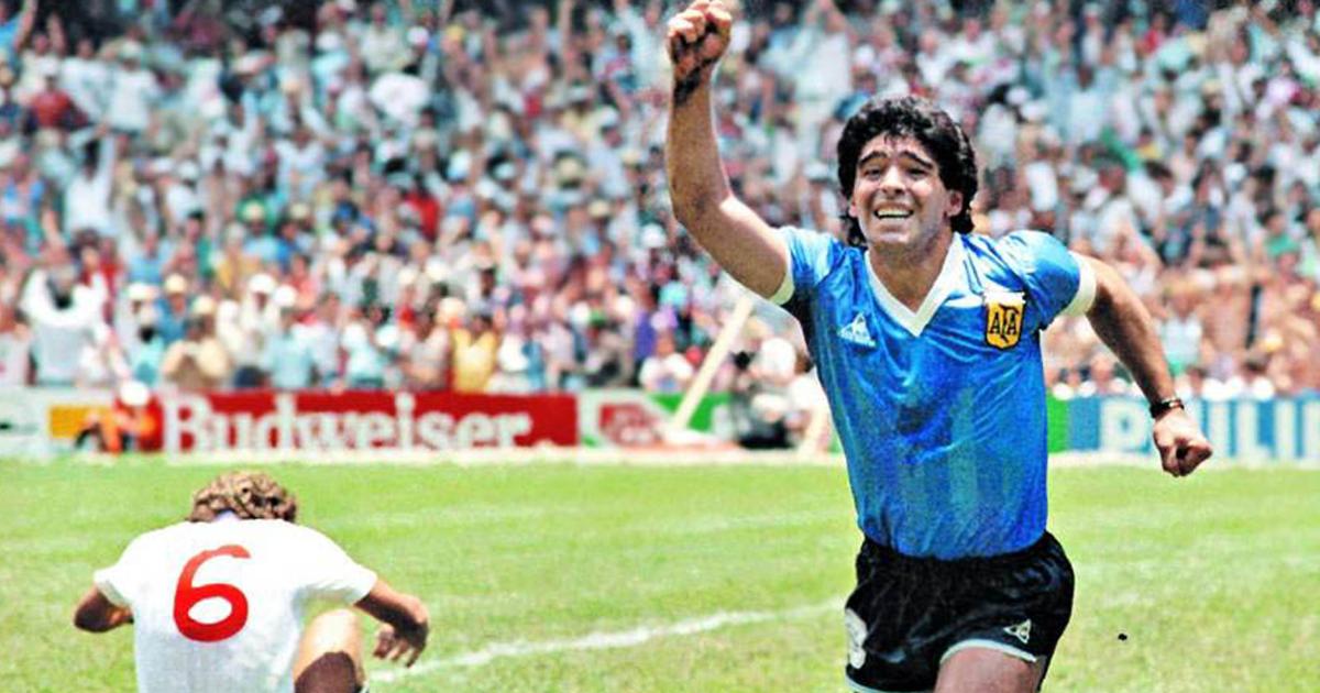 Maradona en 1986