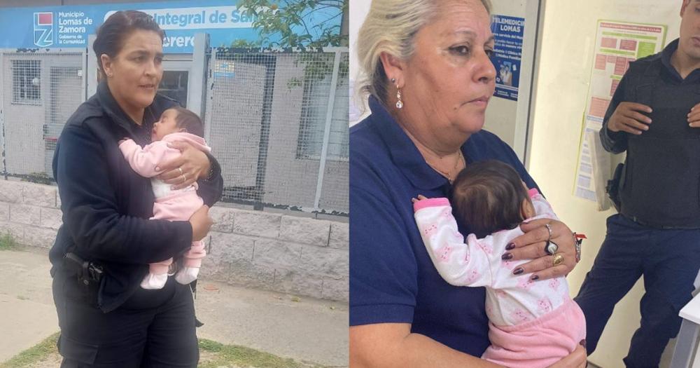 La beba fue asistida por la Policía y el personal de guardia de la sala de Barrio Obrero