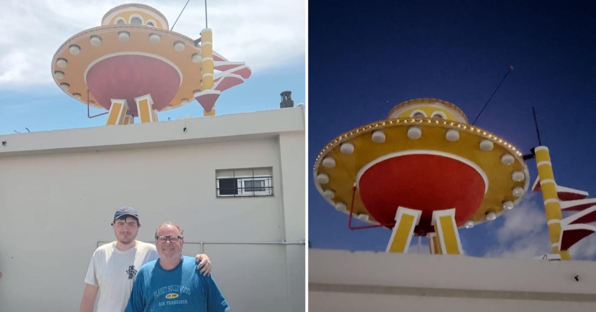 El plato volador de Pasco- el tanque que volvioacute a brillar en Lomas