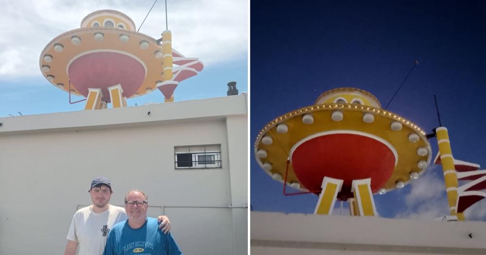 El plato volador de Pasco- el tanque que volvioacute a brillar en Lomas