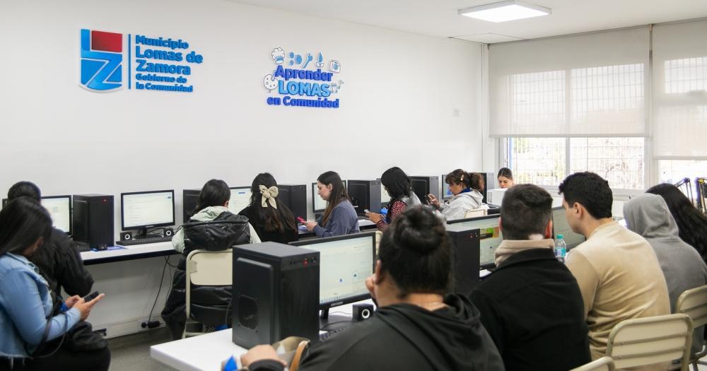 En Lomas hay múltiples capacitaciones sobre nuevas tecnologías