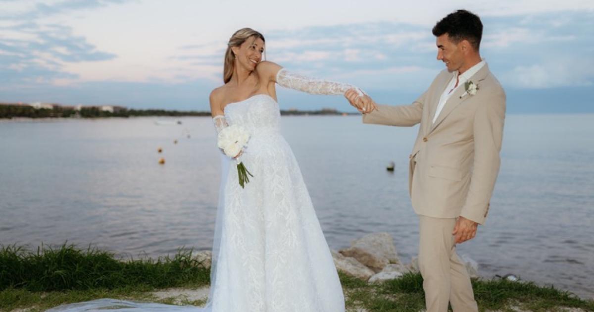 Agustín Neglia y Mariana Rojas de festejo