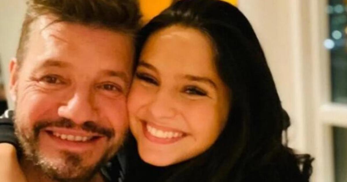 Marcelo Tinelli y su hija Juana