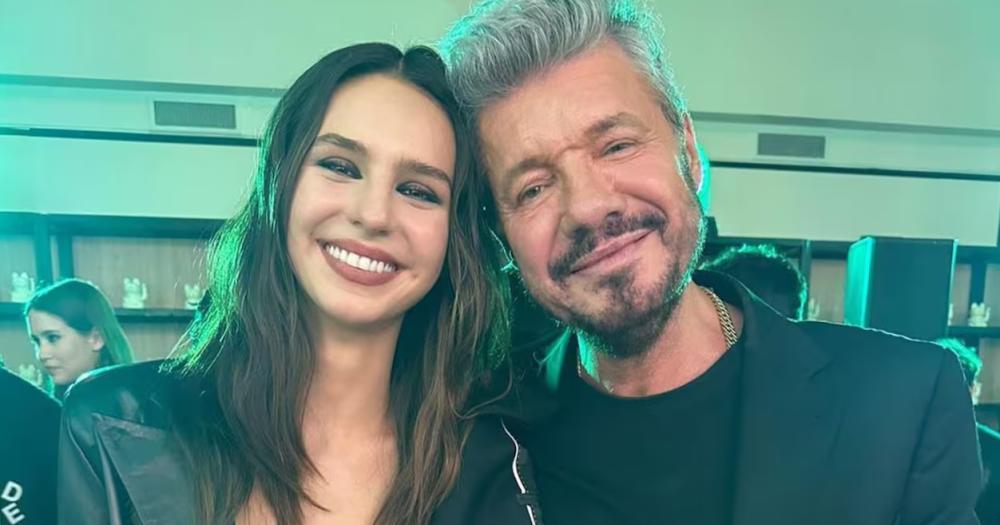 Juana Tinelli son su padre