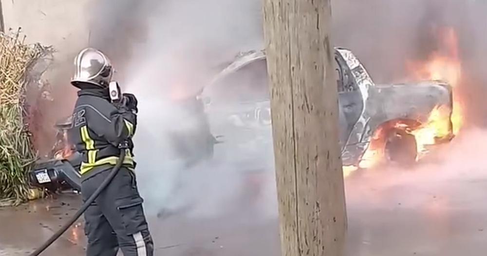 Los Bomberos de Lomas apagaron el incendio