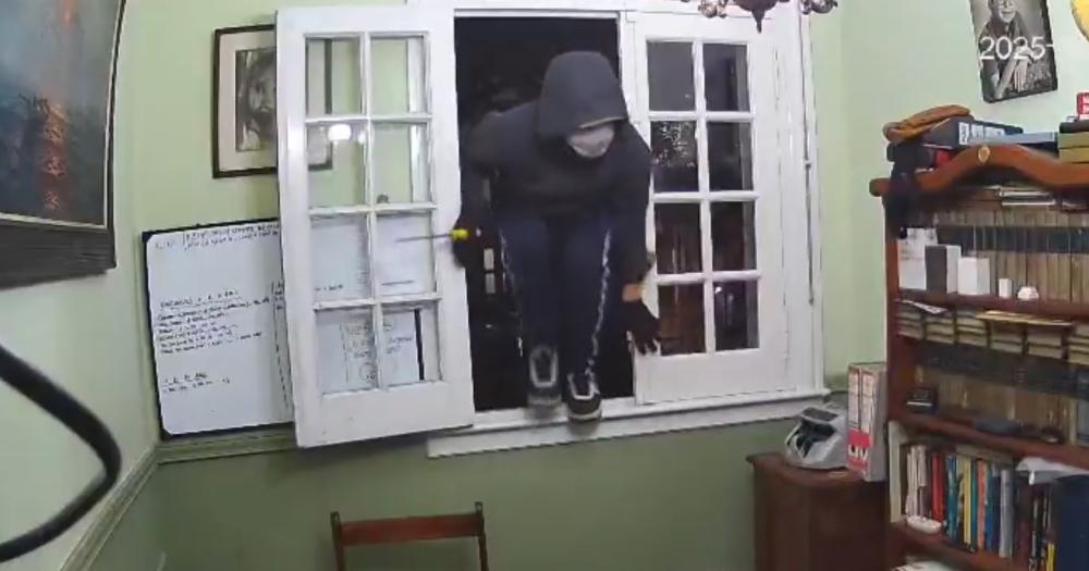 La entradera en Banfield había quedado filmada