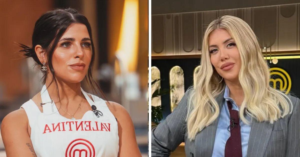 Valentina Cervantes y Wanda Nara en MasterChef Celebrity