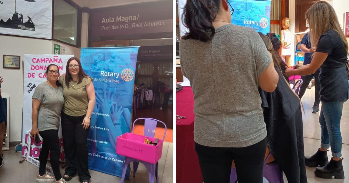 Una jornada de acción social Van a estar cortando el cabello gratis