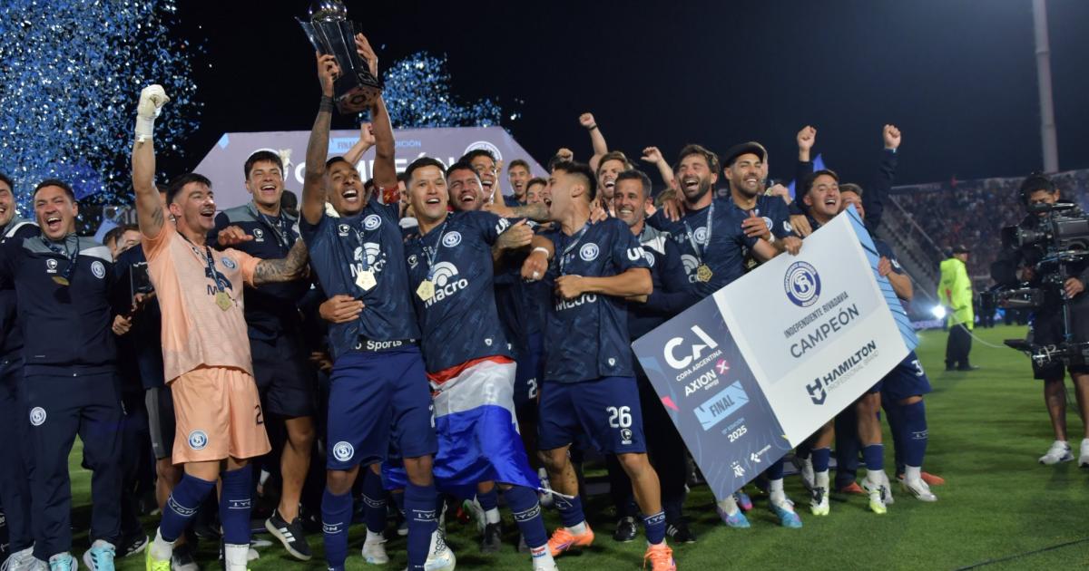 El club de Mendoza ganó la Copa Argentina