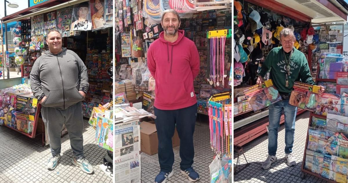 Martín Mauricio y Víctor orgullosos de su profesión la cual llevan a cabo hace varias décadas en Lomas