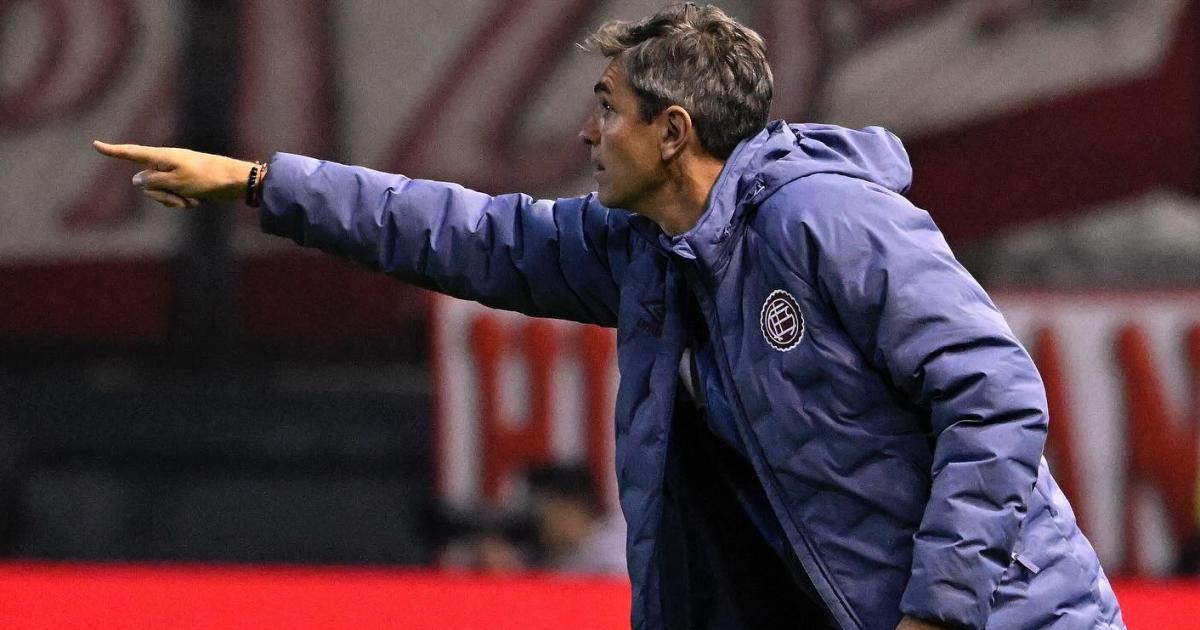 A Pellegrino no le cayó bien el empate