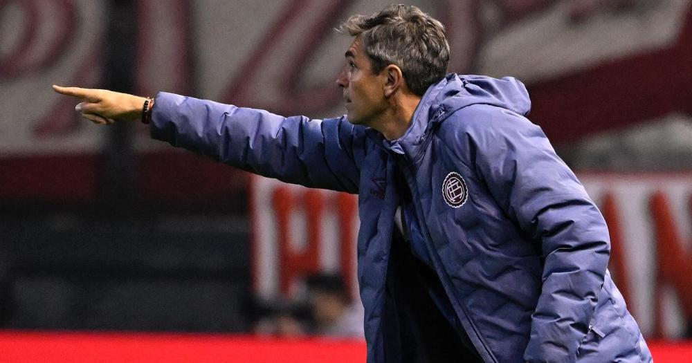 A Pellegrino no le cayó bien el empate