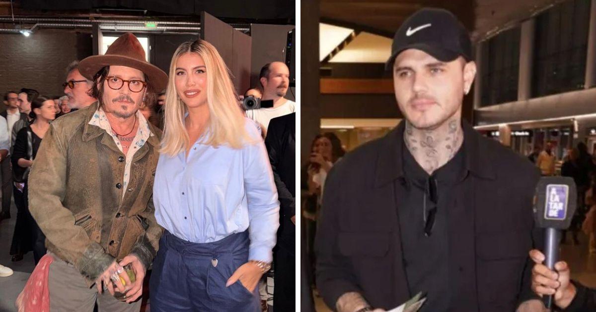 Johnny Depp con Wanda Nara y la bronca de Mauro Icardi