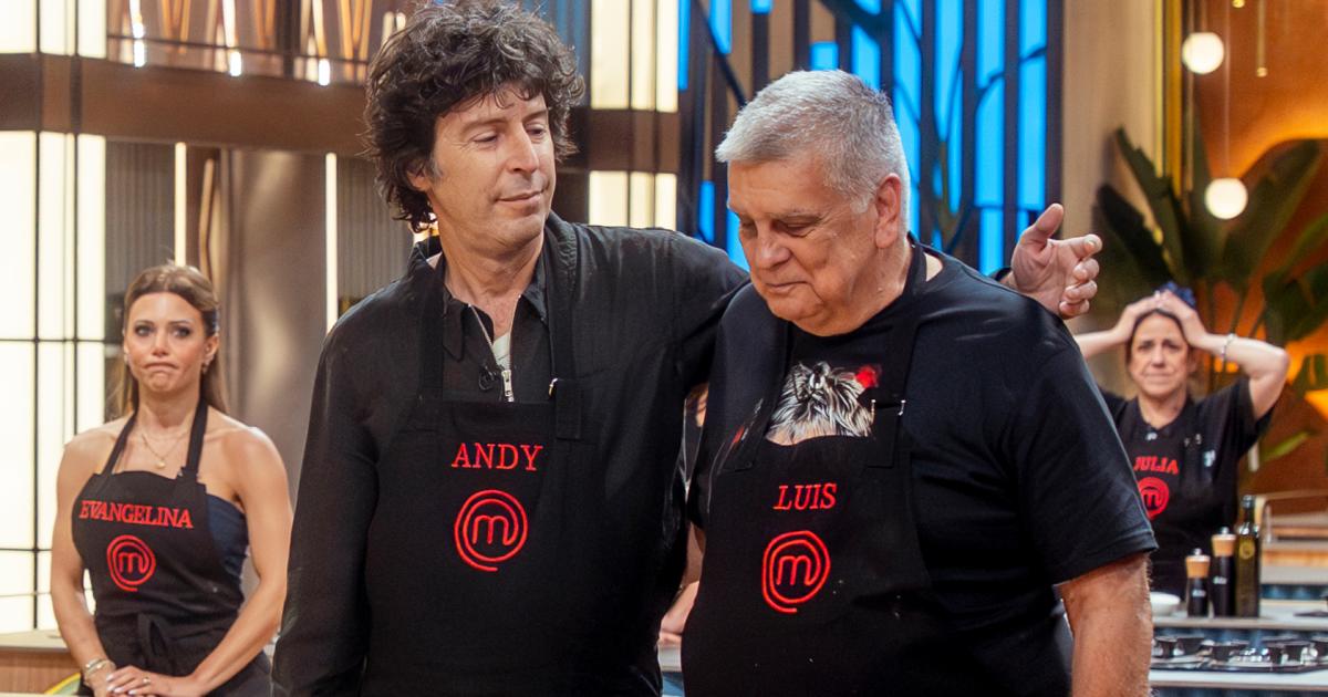 Luis Ventura en su despedida de MasterChef Celebrity