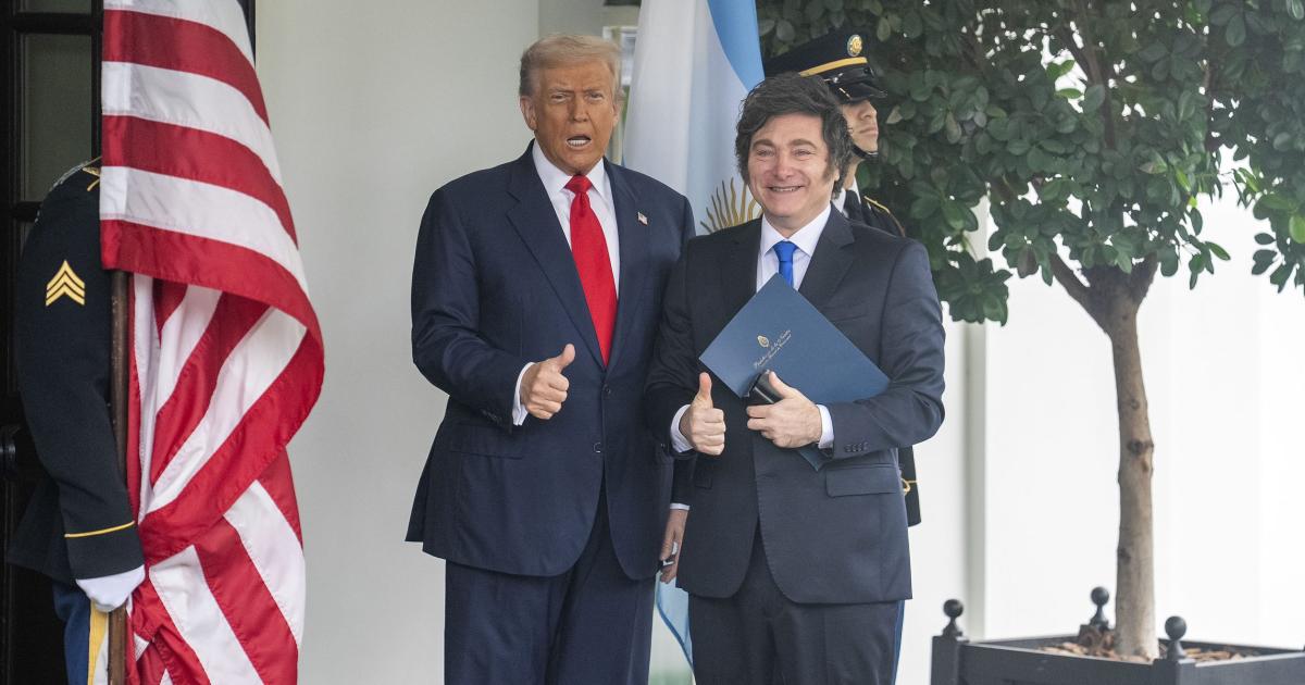 Javier Milei y Donald Trump