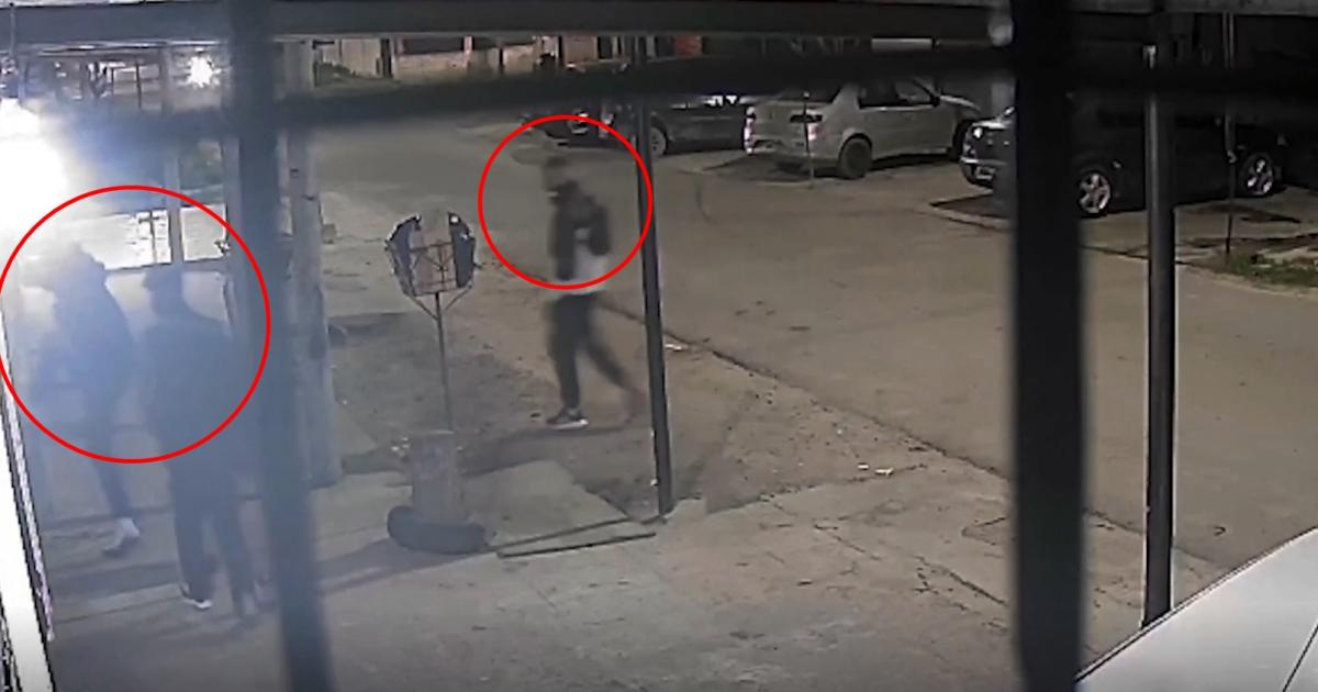 Una de las entraderas quedó filmada