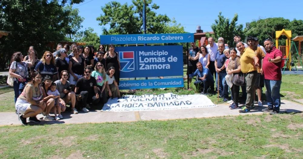 En San José también est la Plazoleta Ricardo Cabrera que fue reacondicionada por el Municipio