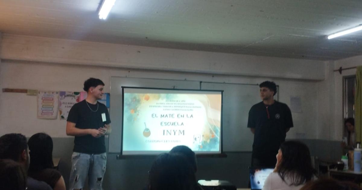 Los chicos de 6° año del Colegio Cervantes presentaron lo trabajado en la muestra anual