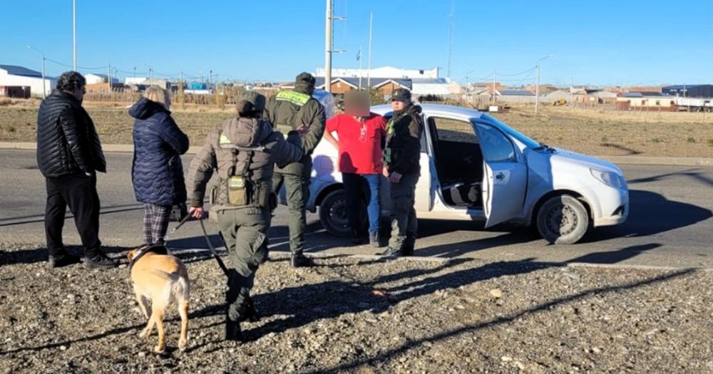 El momento de la detención